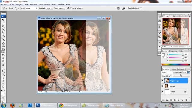 Hacer blends con una sola foto en Photoshop CS3 смотреть онлайн