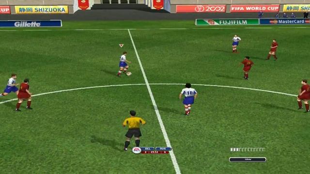 Прохождение FIFA WORLD CUP 2002 за РОССИЮ игра 3 смотреть онлайн