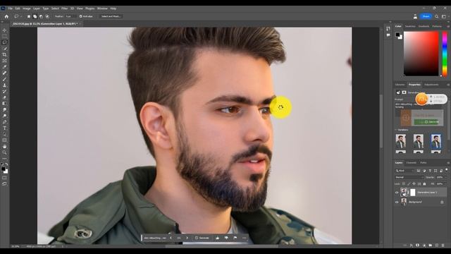 Advance High-End Skin Retouch Using Ai Generative Fill | Adobe Photoshop Beta смотреть онлайн