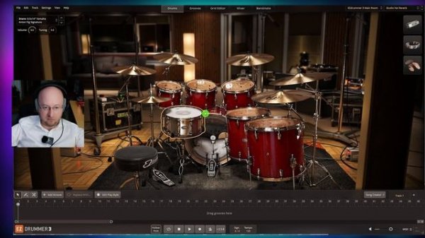 Обзор EZdrummer 3. Виртуальные барабаны - Установка и звучание в DAW Reaper. VST Plugin от Toontrac