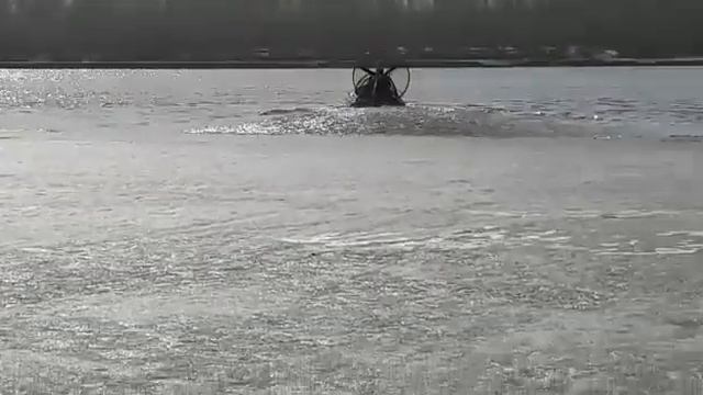 Аэролодка.Первый выход на воду. смотреть онлайн