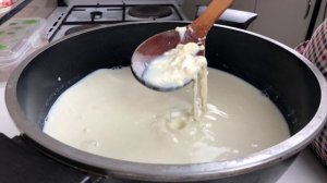 Моцарелла дома из 2 ингредиентов за 30 минут! Она ТЯНЕТСЯ! Сыр из молока в домашних условиях!