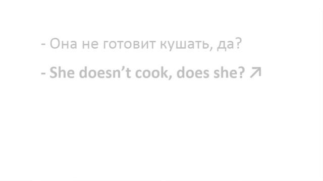 ТРЕНАЖЕР 25.1 Разделительный Вопрос Интонации Present Simple Часть 3 смотреть онлайн