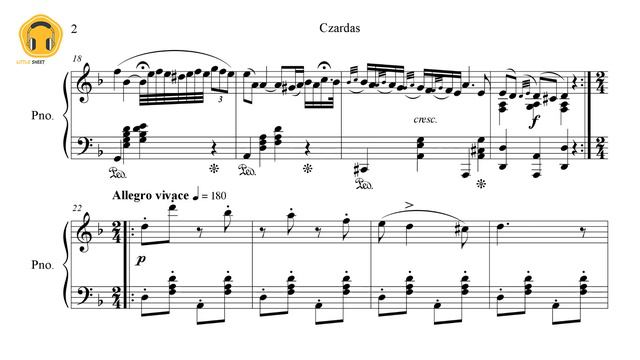 Czardas by Vittorio Monti (Piano Solo/Sheets) смотреть онлайн