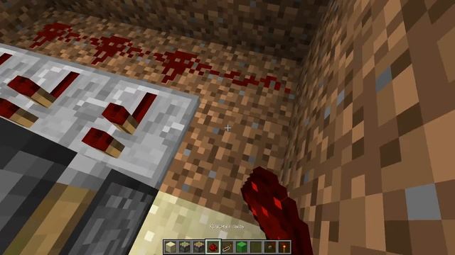 [Minecraft механизмы]Поршневая дверь из песка смотреть онлайн