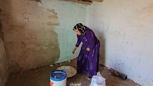 Creative Arrangement Of Nomadic House: Wall Plastering #plerd