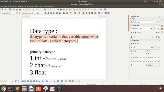 2 part concepts of datatypes смотреть онлайн
