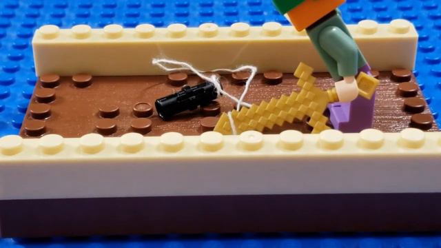 LEGO MINECRAFT The Coral Reef (21164) - Alex's Silver Sword Zombie Survival Short Story. Speed Buil