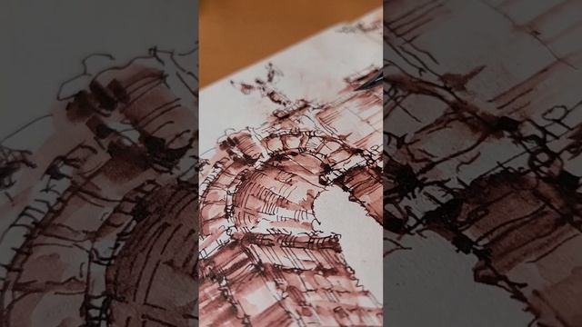 Супер простая и супер эффектная техника рисования в скетчбуке. Эдуард Кичигин смотреть онлайн