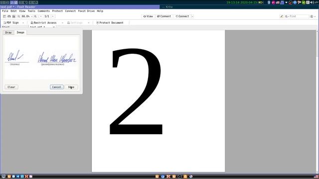 FoxitReader - вставка подписи в pdf смотреть онлайн