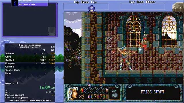 Blades of Vengeance - Warpless (Huntress) 29:29 [PB] Speedrun смотреть онлайн