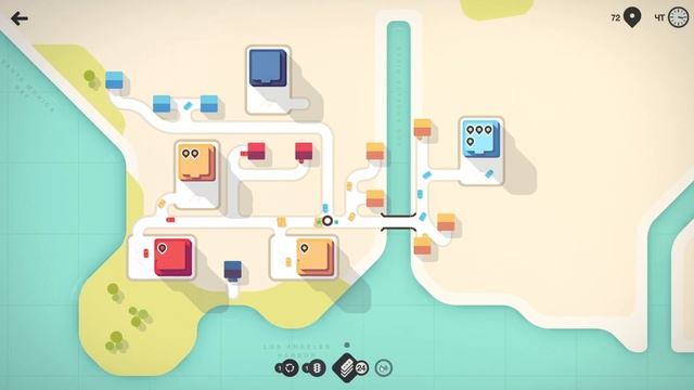 Первый взгляд на игру Mini Motorways | Проектирование дорог (Сhill Zone) смотреть онлайн