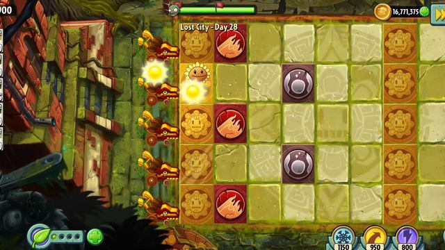 играю в взломанные растения против зомби 2 Lost City (случайно нажал на прекратить запись) смотреть онлайн