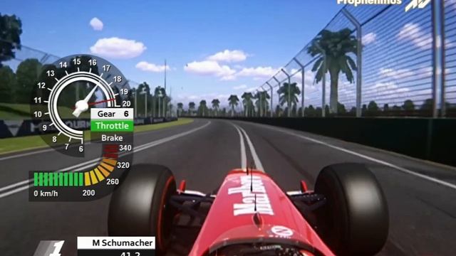 Michael Schumacher's First 2004 Pole But With Slicks | 2004 Australian Grand Prix | #assettocorsa смотреть онлайн