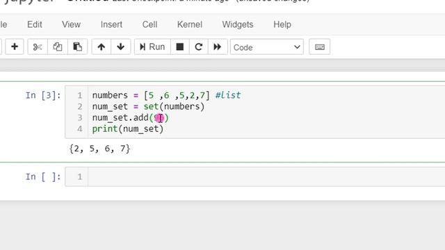 Python : Set Part 1 смотреть онлайн