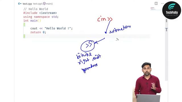 Input Operator In C++ | cin Object | Extraction Operator | Explain In Hindi By Nirbhay Kaushik смотреть онлайн