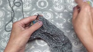 Кардиган «Капли дождя».Подробный МК.Реглан сверху с цельновязаной планкой.