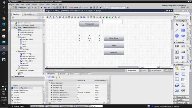 WinCC Unified Script смотреть онлайн