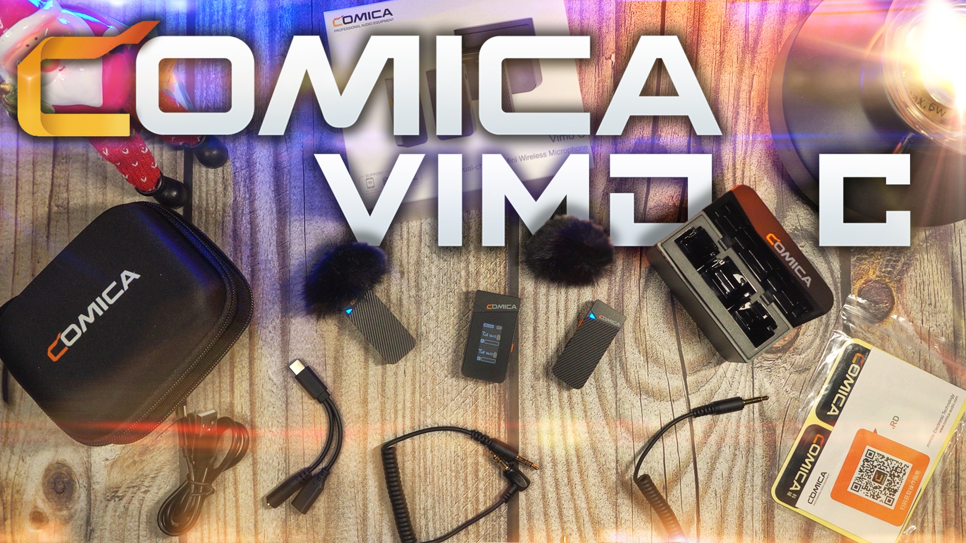 Беспроводные петли Comica VIMO C с Активным шумодавом!