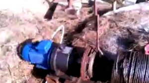 Ударно-канатное бурение  по песку открытым способом