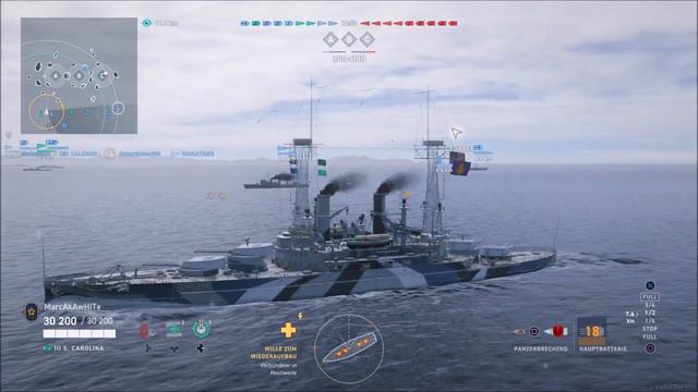 S. CAROLINA - Vorstellung und erstes Gameplay - World of Warships Legends смотреть онлайн