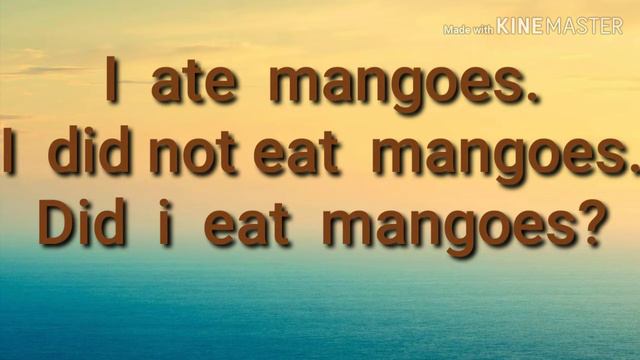 Past Indefinite Tense смотреть онлайн