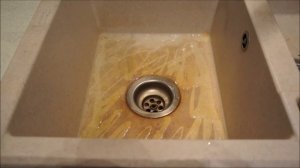 РАКОВИНА просто ТРЕШ // Как отмыть керамогранитную раковину щёточкой мужа )