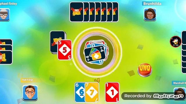 Ета игра UNO под песню Bad Boy смотреть онлайн