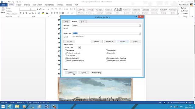 Use find and replace feature to change colour of text in Word 2013 смотреть онлайн