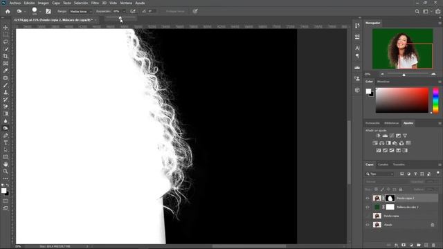 Cómo RECORTAR pelo en photoshop de forma profesional - Curso de Photoshop facil para principiantes смотреть онлайн