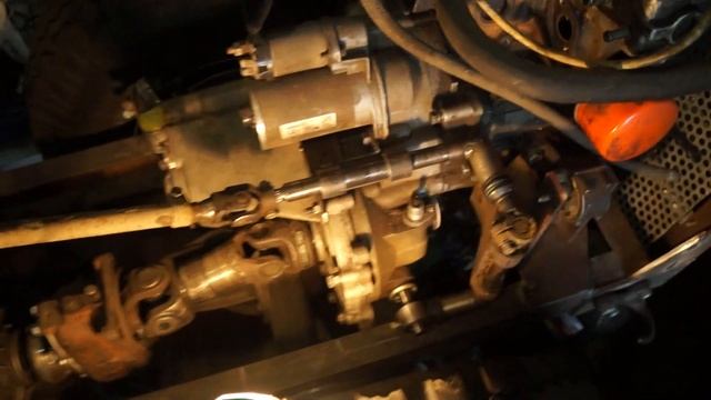 Кулиса самодельного минитрактора двигатель с Оки.