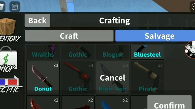 Crafting knife for Murder Mystery?•||•3 часть•||•мм2•||•Roblox смотреть онлайн