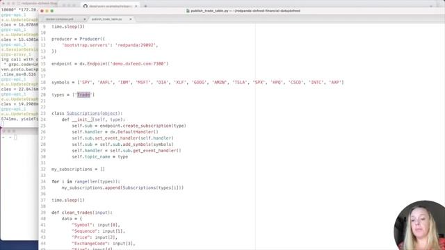 Redpanda Kafka stream of financial data (Examples) смотреть онлайн