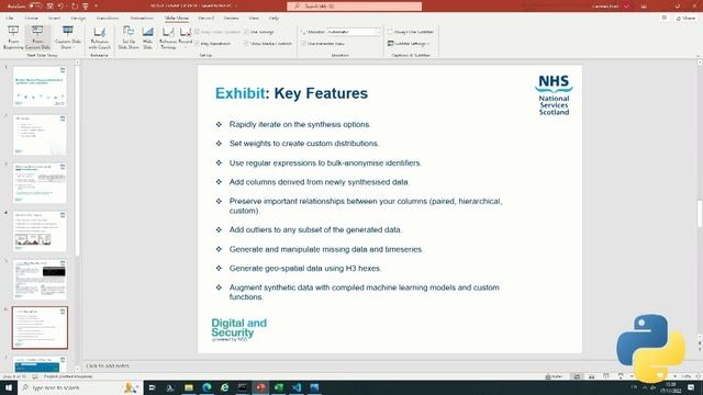 German Priks: Exhibit: General Purpose Declarative Synthetic Data Generator смотреть онлайн