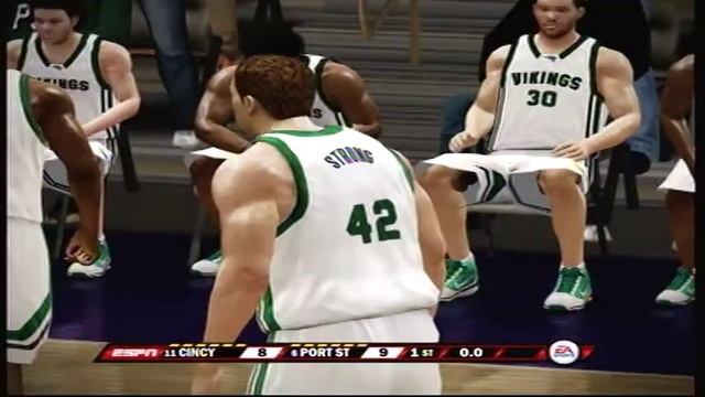 NCAA Basketball 10 Franchise Mode game 2 v.s. Portland St. смотреть онлайн