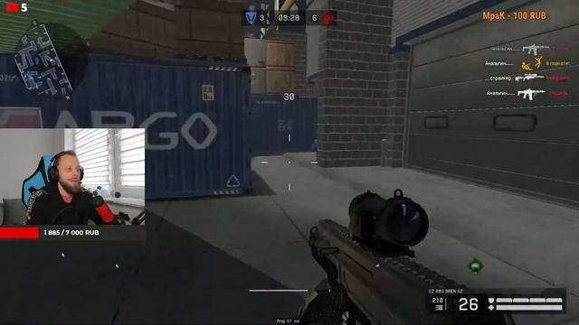 Кошмарю новичков на твинке Варфейс/Warface смотреть онлайн