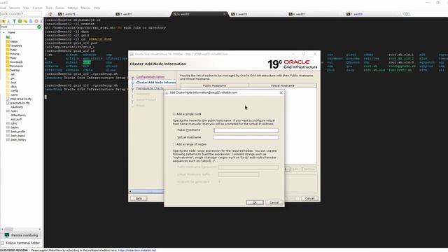 Oracle 19c Installation : Part-9 Add or delete nodes смотреть онлайн