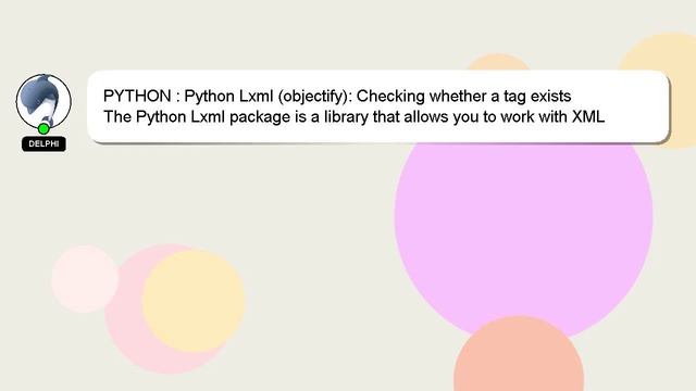 PYTHON : Python Lxml (objectify): Checking whether a tag exists смотреть онлайн