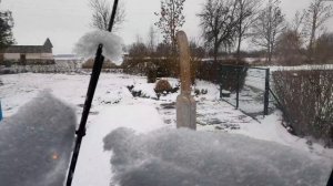 Запуск трактора МТЗ-82 зимой в мороз.