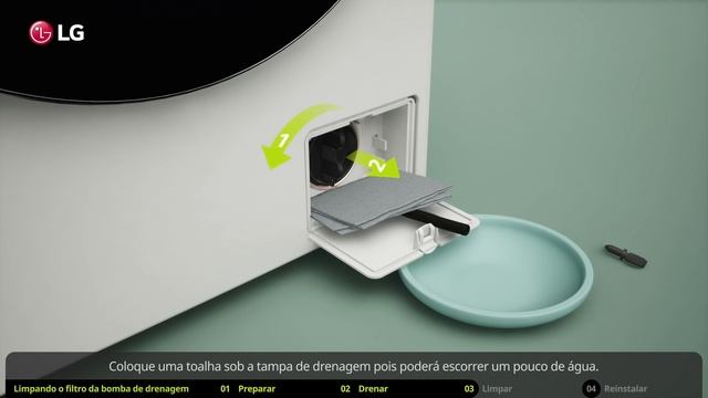 Como limpar o filtro da Lavadora LG смотреть онлайн