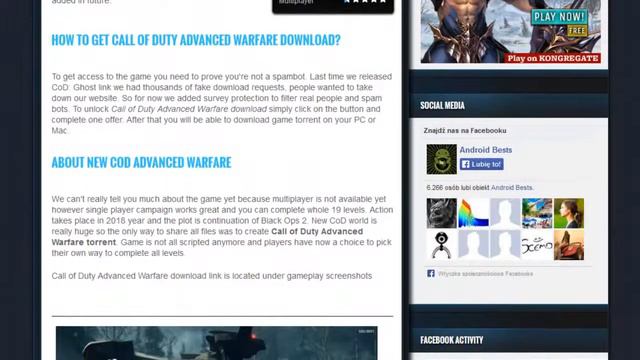Call of Duty Advanced Warfare LEAKED! PC + Mac DOWNLOAD смотреть онлайн