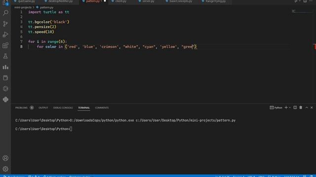 Create Awesome Design with Turtle using Python смотреть онлайн