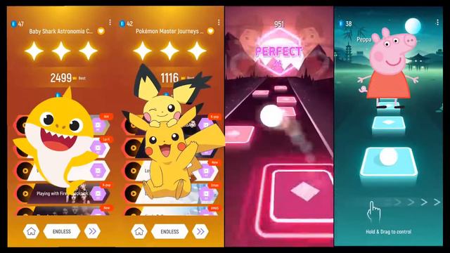 Детеныш акулы, Пикачу, Щенячий патруль и Пеппа Играют 😼 смотреть онлайн