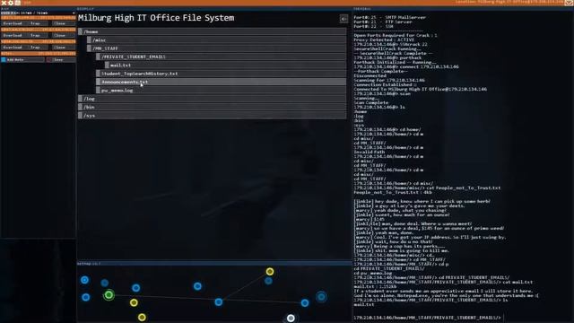 Hacknet Guide Welcome To Hacknet Gameplay смотреть онлайн