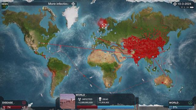 Plague Inc: Evolved PS4 Gameplay 4K HD смотреть онлайн