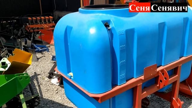 Оприскувач до мінітрактора, мотоблока/мототрактора, реальна ціна на навіску до трактора та мотоблок