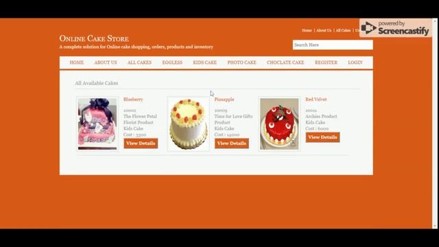 C#, ASP and MySQL Project on Online Cake Store смотреть онлайн