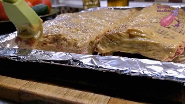 Смазываю РЕБРЫШКИ горчицей и в духовку! Рецепт на УЖИН из 2-х ингредиентов смотреть онлайн