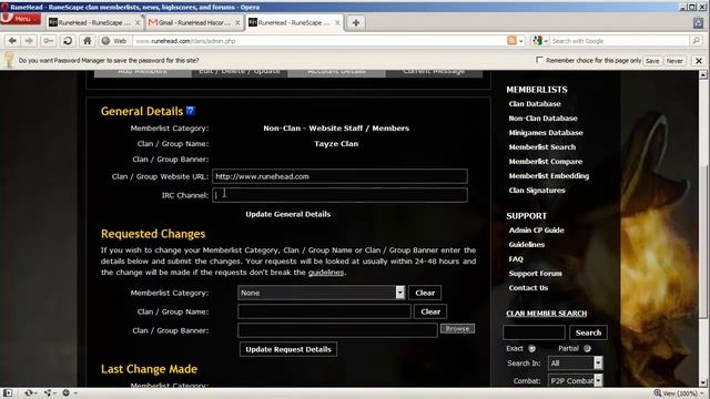 How to make a RuneHead memberlist for RuneScape clans смотреть онлайн