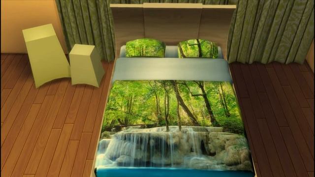 The Sims 4 "Сам себе дизайнер" 20 серия - Постельное бельё 3-Д смотреть онлайн